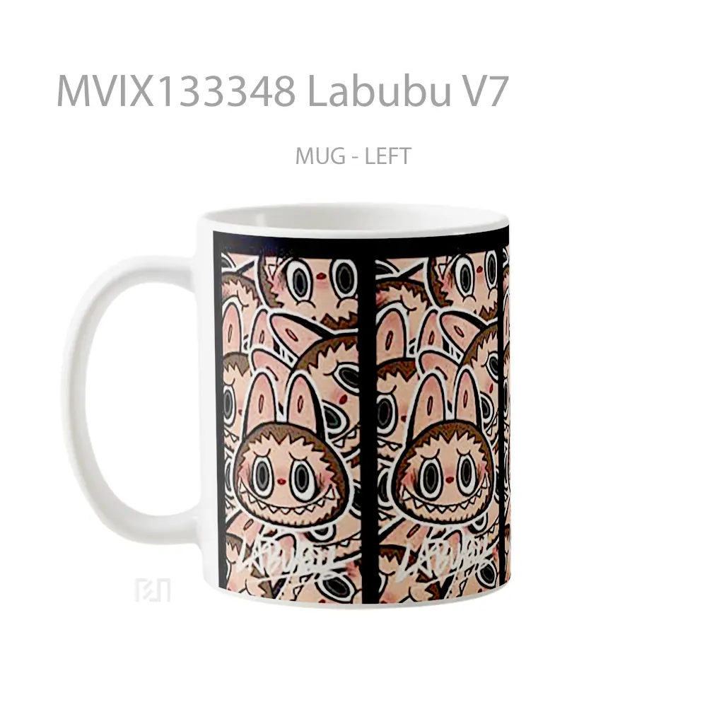 Mug Labubu V7 Gelas Keramik Unik - All-side / Desain