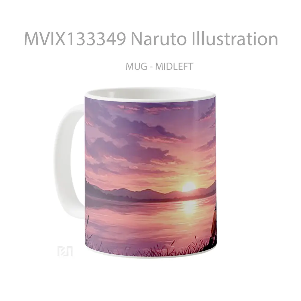 Mug Naruto Illustration Cangkir Anime - All-side / Desain