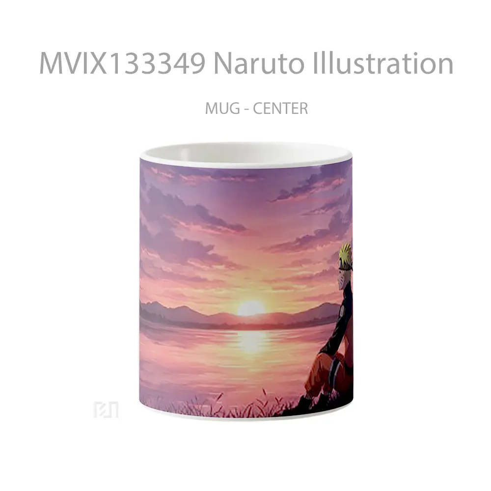 Mug Naruto Illustration Cangkir Anime