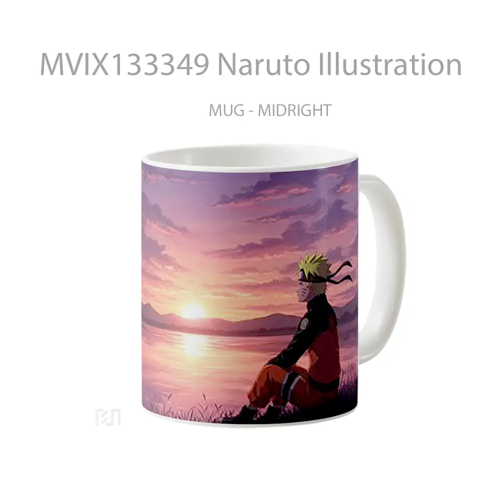 Mug Naruto Illustration Cangkir Anime - All-side / Desain