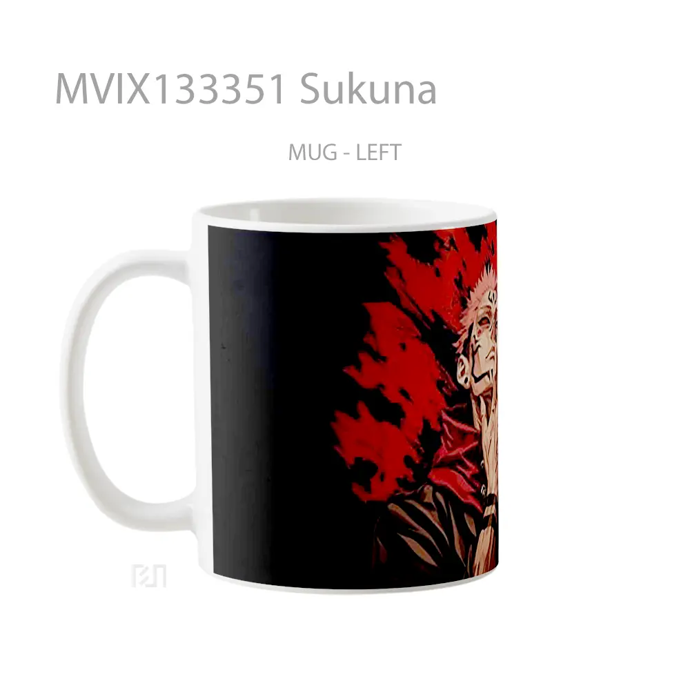 Mug Sukuna Gelas Keramik Unik - All-side / Desain