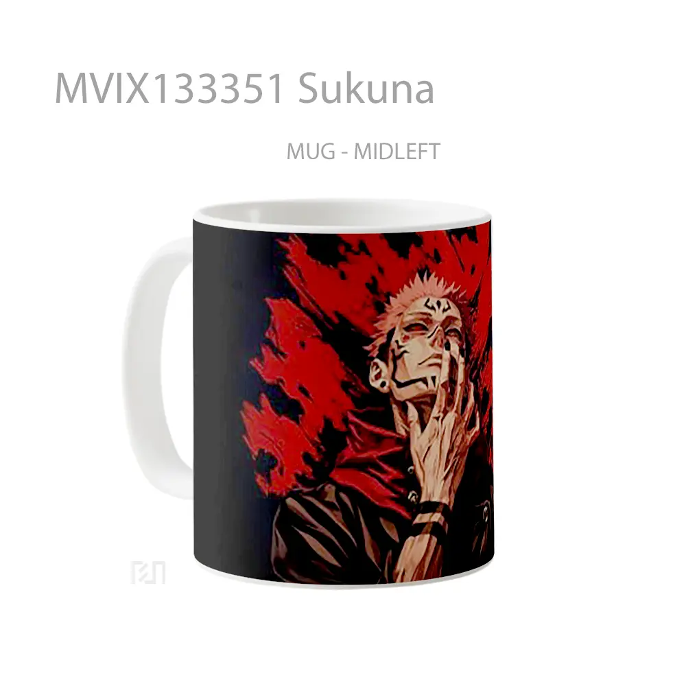 Mug Sukuna Gelas Keramik Unik - All-side / Desain