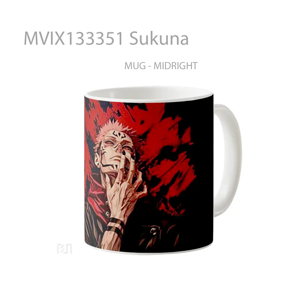 Mug Sukuna Gelas Keramik Unik - All-side / Desain
