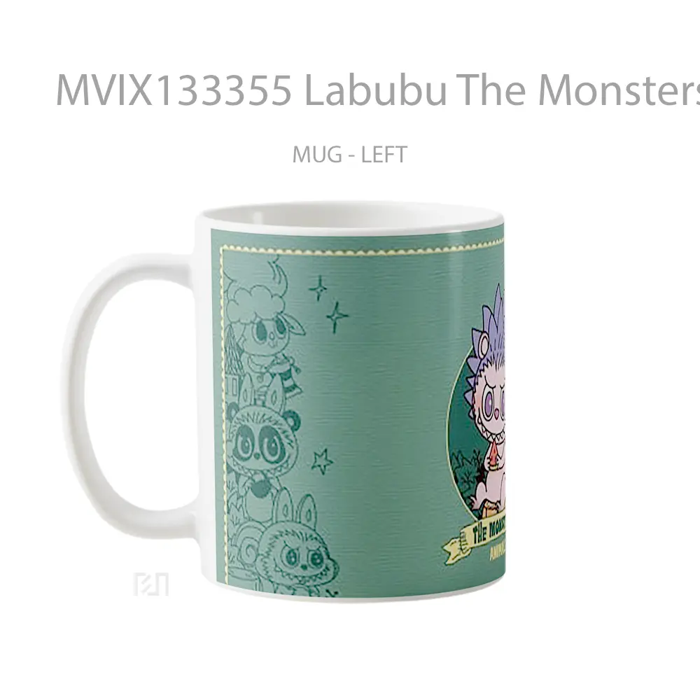 Mug Labubu The Monsters Animals Gelas Hewan Lucu - All-side / Desain