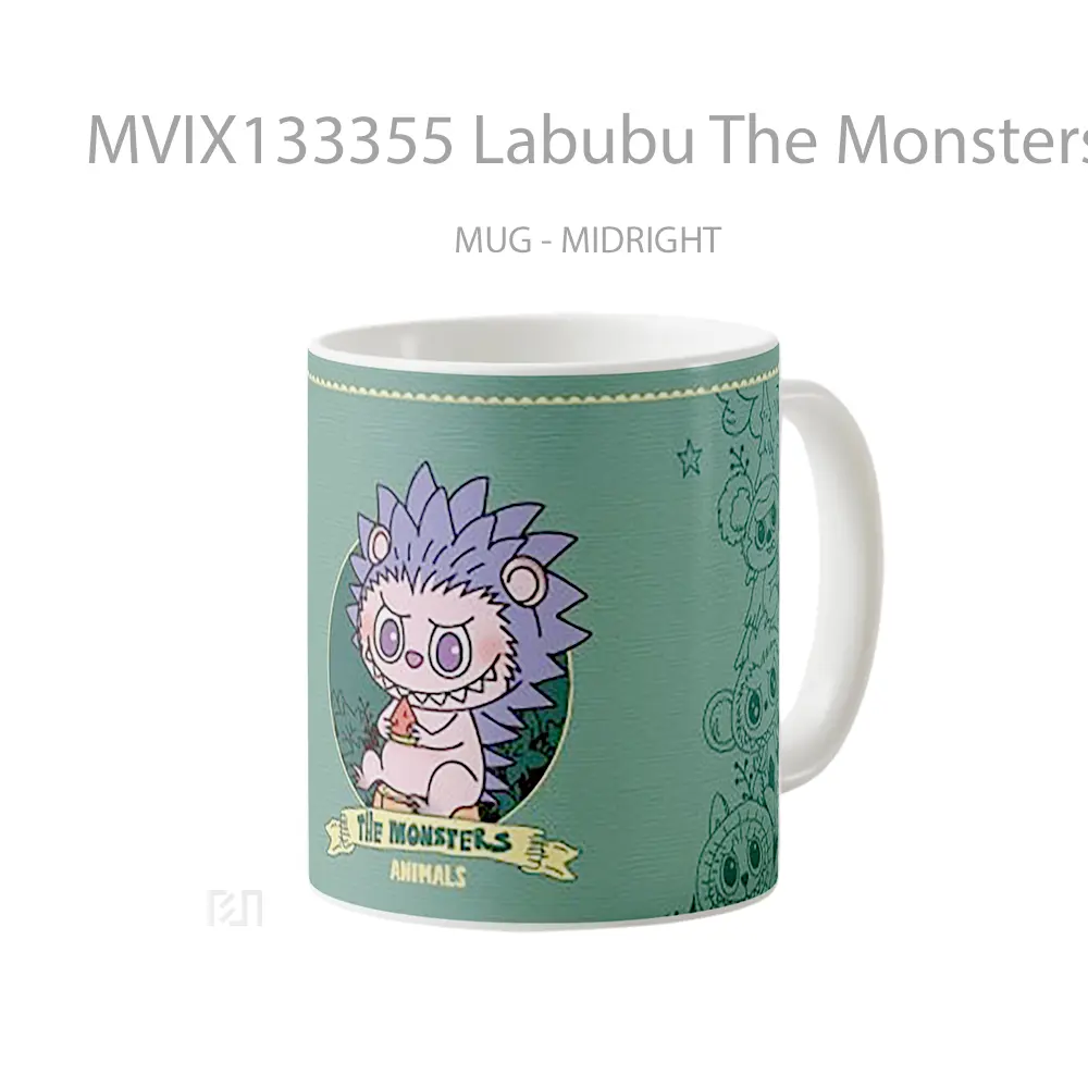 Mug Labubu The Monsters Animals Gelas Hewan Lucu - All-side / Desain