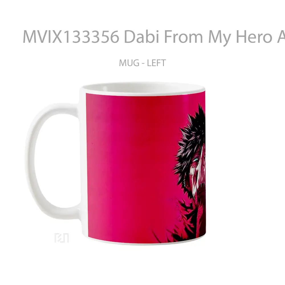 Mug Dabi From My Hero Academia V2 Cangkir Anime - All-side / Desain