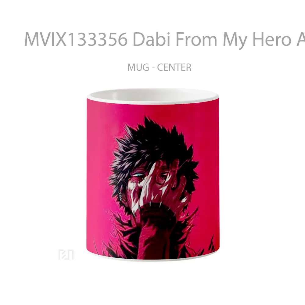 Mug Dabi From My Hero Academia V2 Cangkir Anime