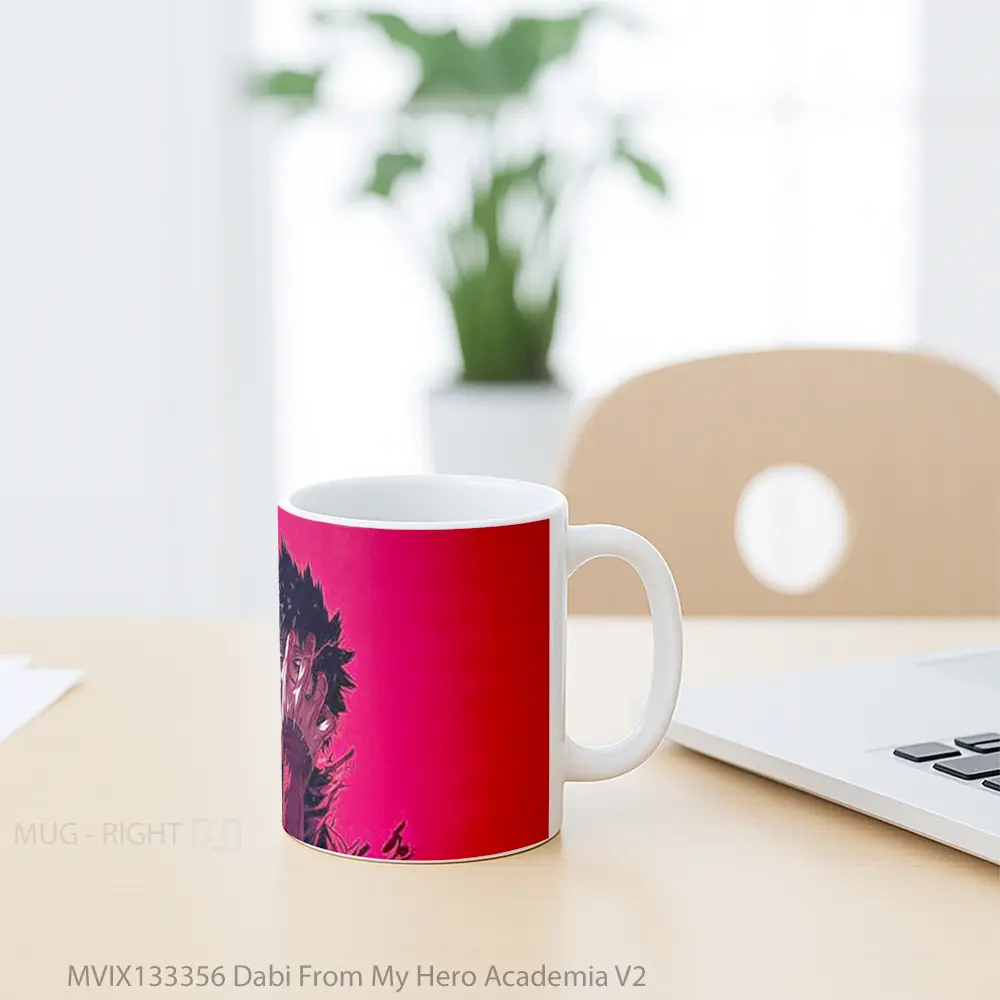 Mug Dabi From My Hero Academia V2 Cangkir Anime - All-side / Desain