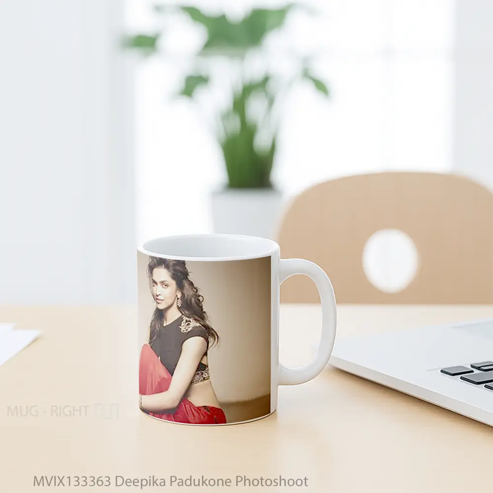 Mug Deepika Padukone Photoshoot Gelas Keramik Unik - All-side / Desain