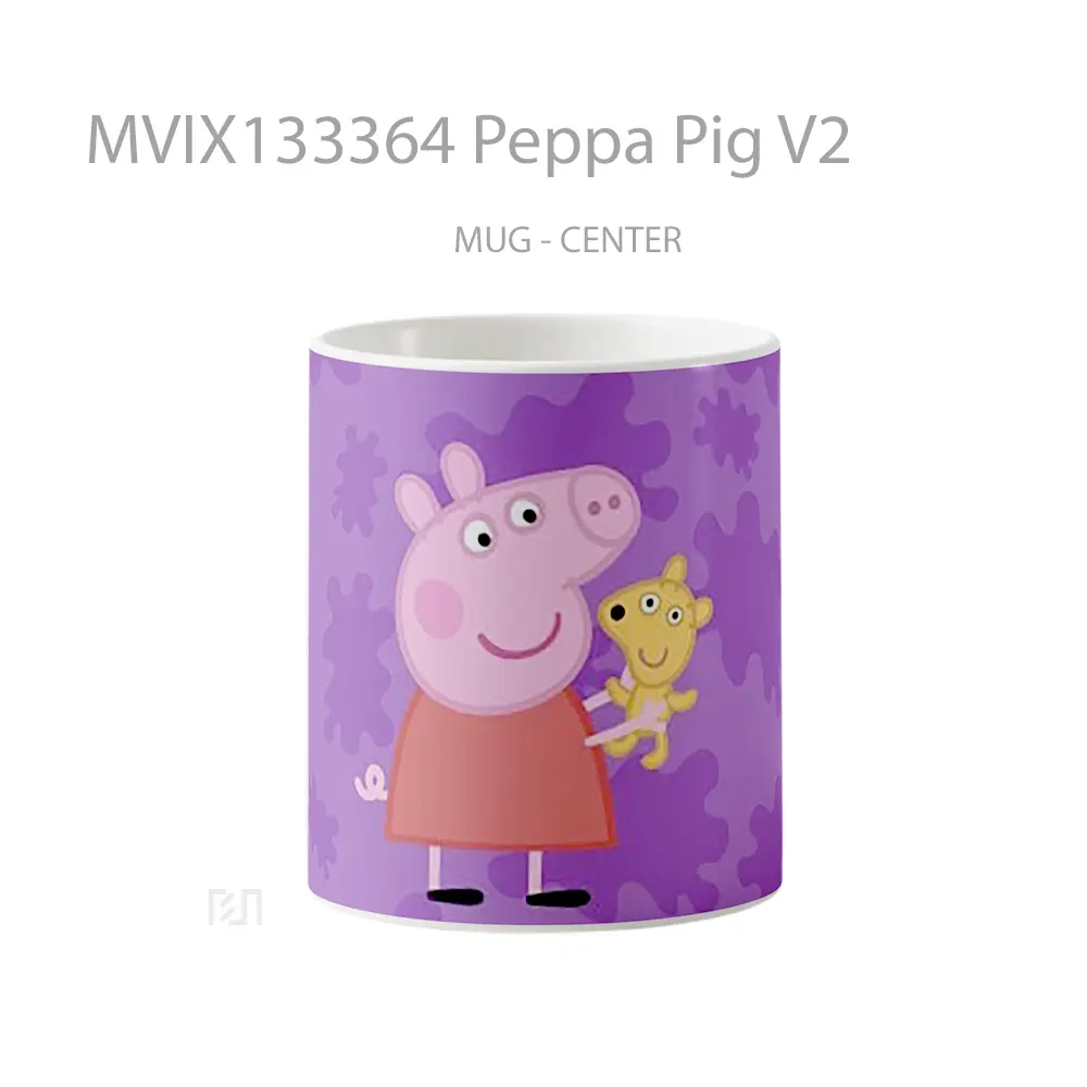 Mug Peppa Pig V2 Gelas Hewan Lucu