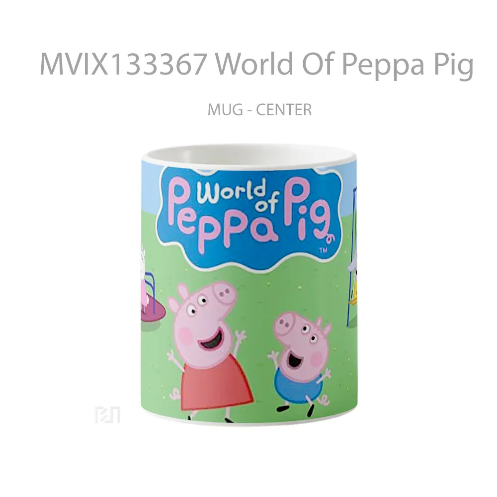 Mug World Of Peppa Pig Gelas Hewan Lucu