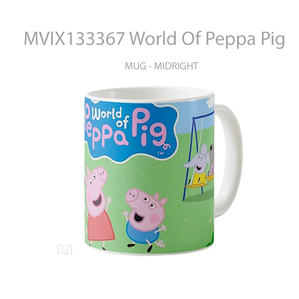 Mug World Of Peppa Pig Gelas Hewan Lucu - All-side / Desain