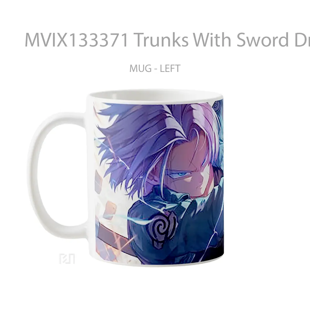 Mug Trunks With Sword Dragon Ball Cangkir Anime - All-side / Desain
