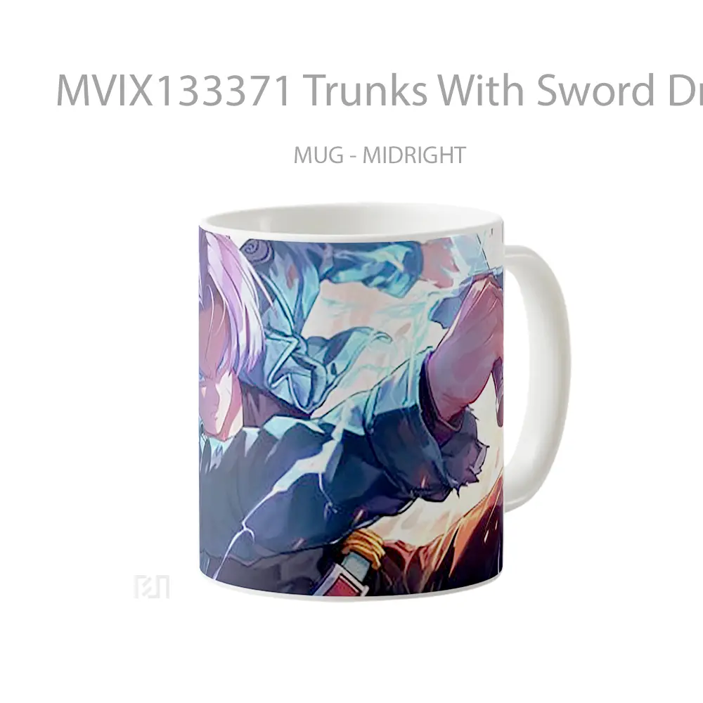 Mug Trunks With Sword Dragon Ball Cangkir Anime - All-side / Desain