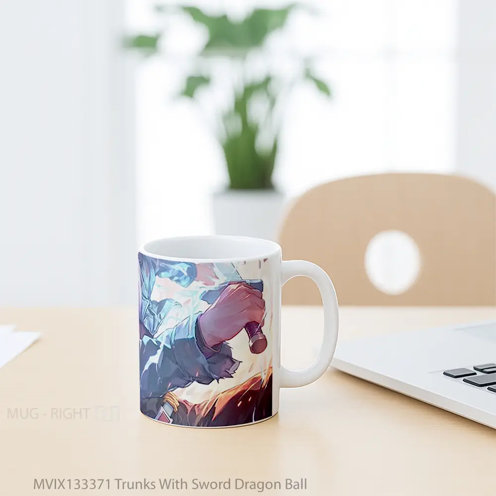 Mug Trunks With Sword Dragon Ball Cangkir Anime - All-side / Desain