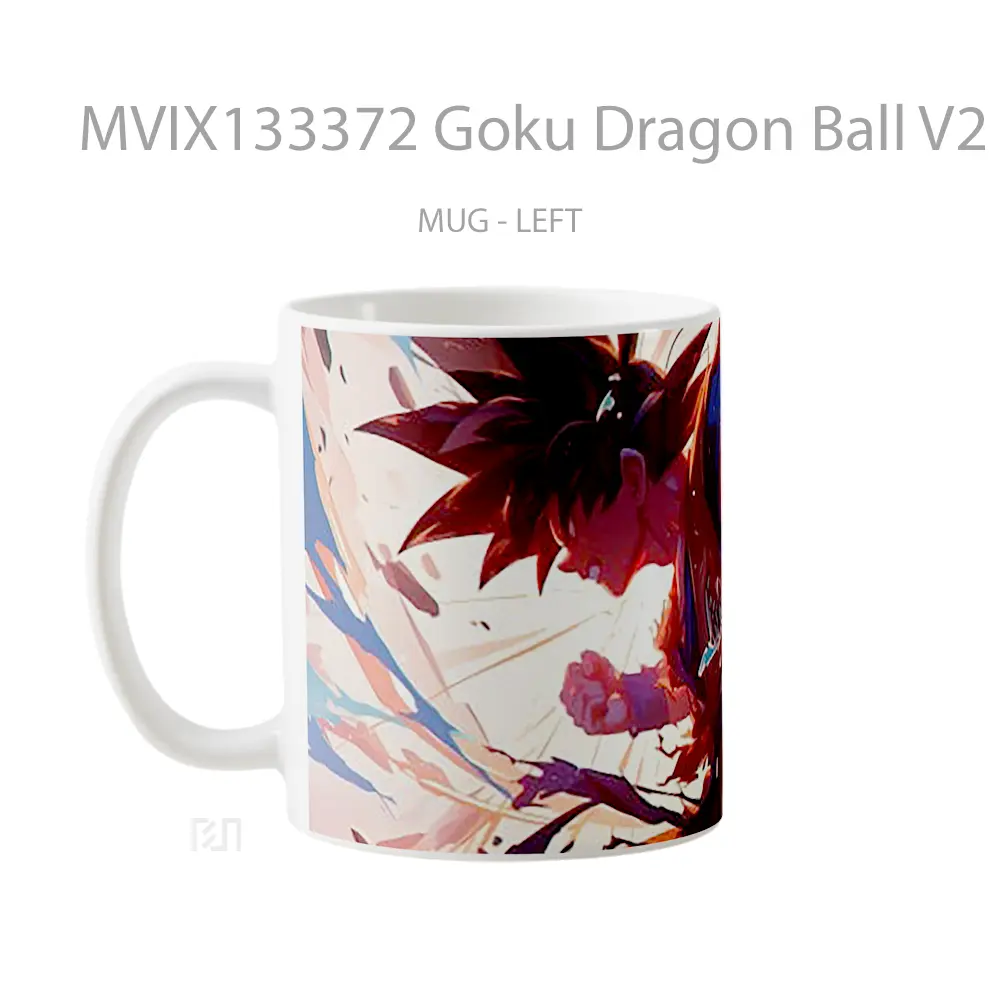 Mug Goku Dragon Ball V2 Cangkir Anime - All-side / Desain