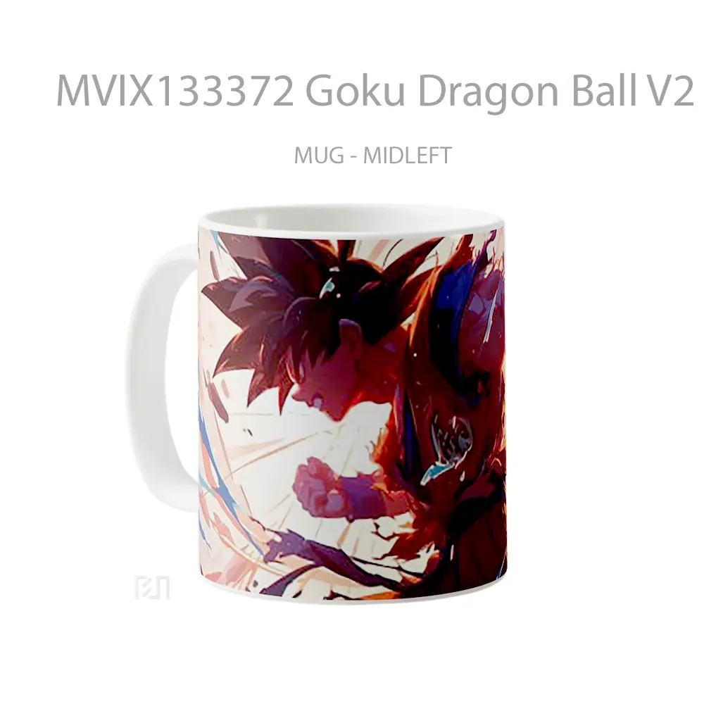 Mug Goku Dragon Ball V2 Cangkir Anime - All-side / Desain