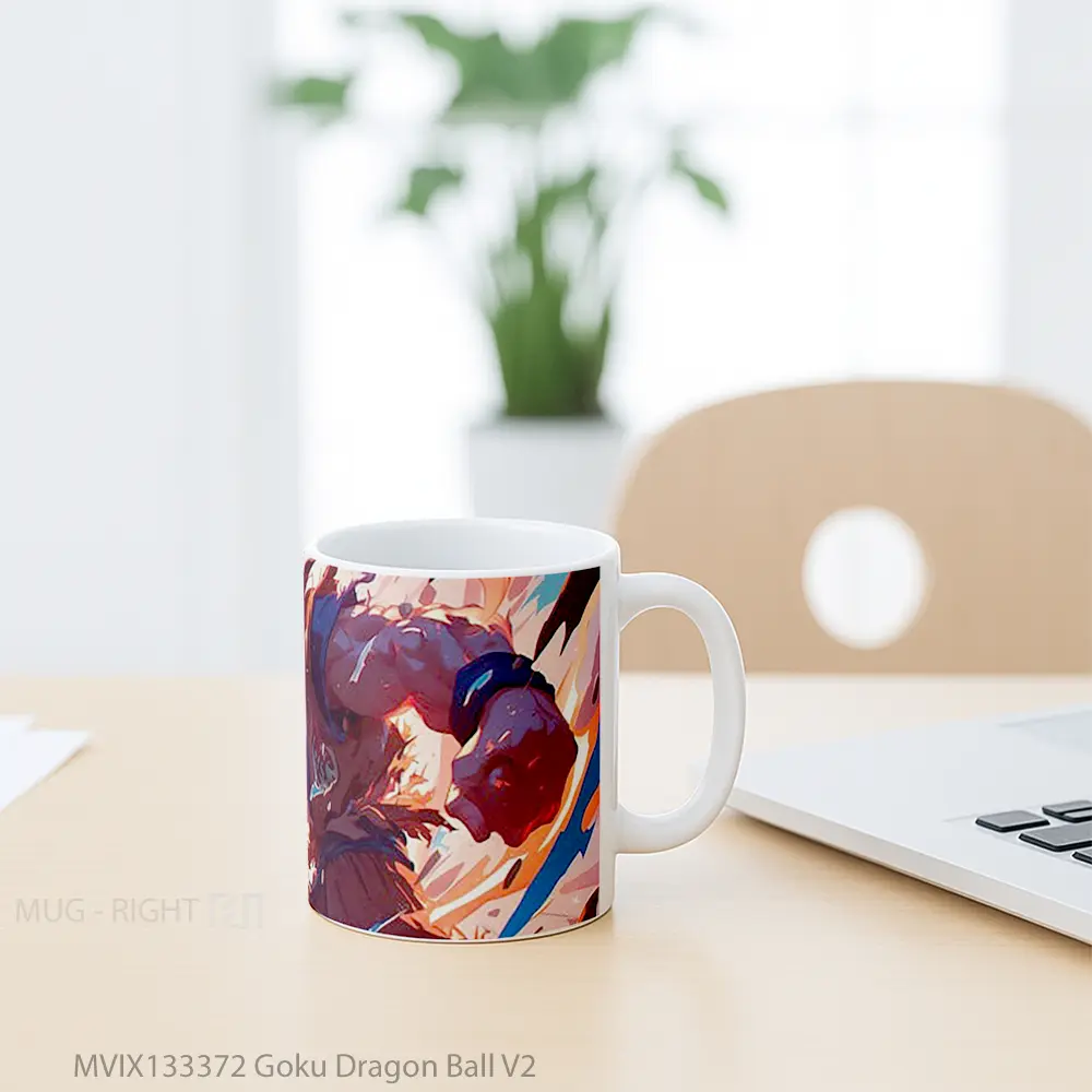 Mug Goku Dragon Ball V2 Cangkir Anime - All-side / Desain