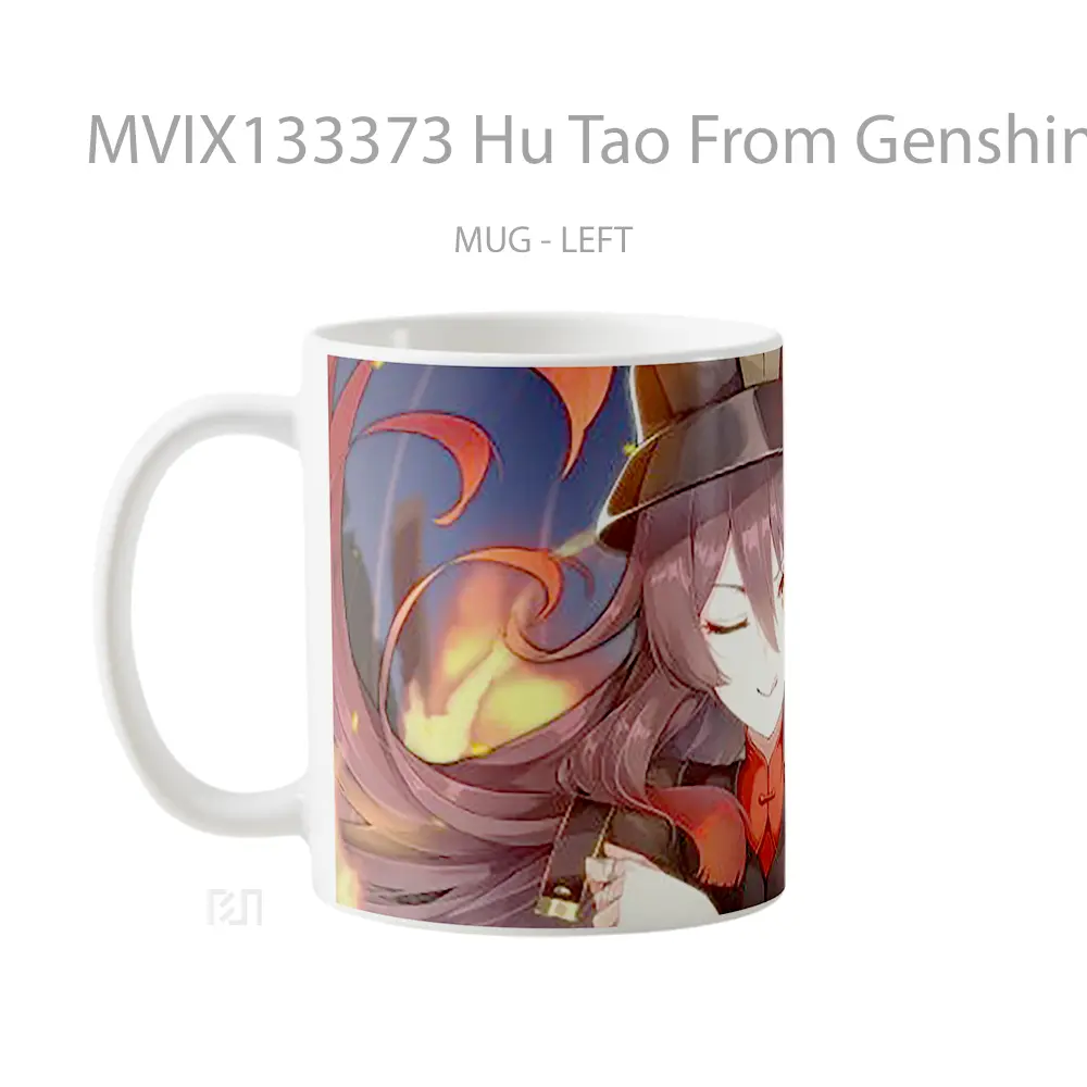 Mug Hu Tao From Genshin Impact V1 Cangkir Gamer - All-side / Desain