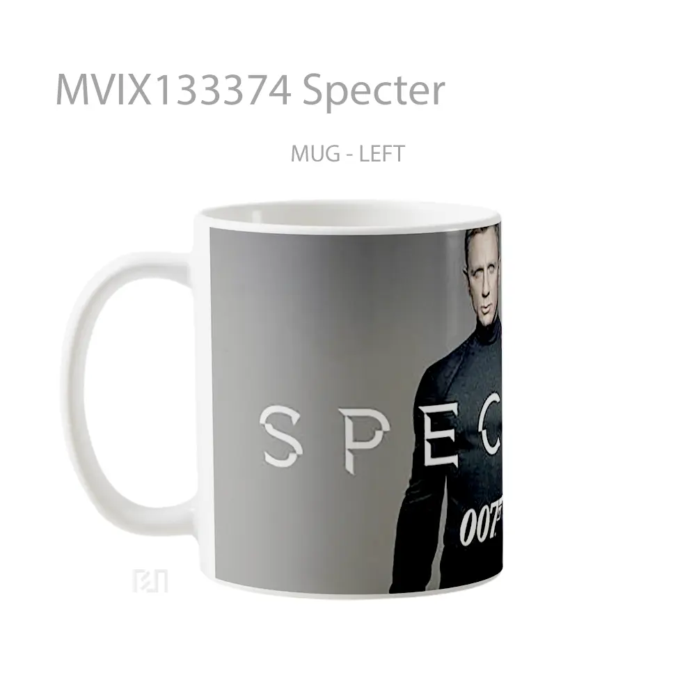 Mug Specter Gelas Keramik Unik - All-side / Desain