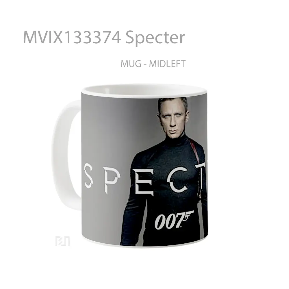 Mug Specter Gelas Keramik Unik - All-side / Desain