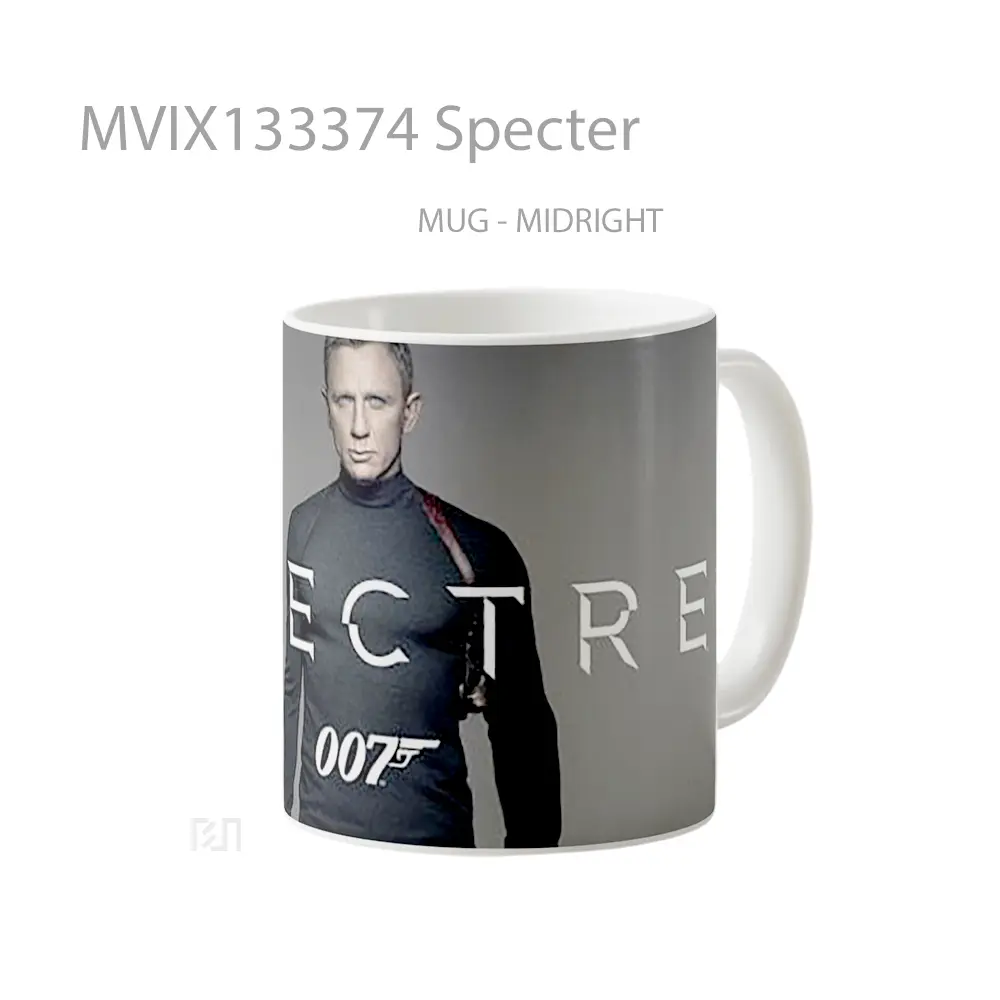 Mug Specter Gelas Keramik Unik - All-side / Desain
