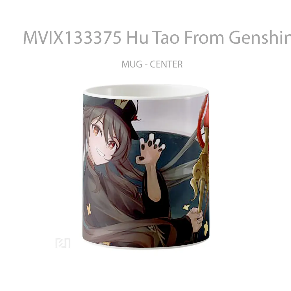 Mug Hu Tao From Genshin Impact V2 Cangkir Gamer