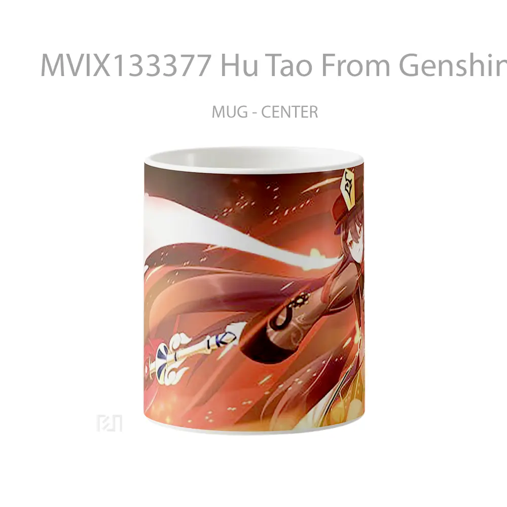 Mug Hu Tao From Genshin Impact V3 Cangkir Gamer