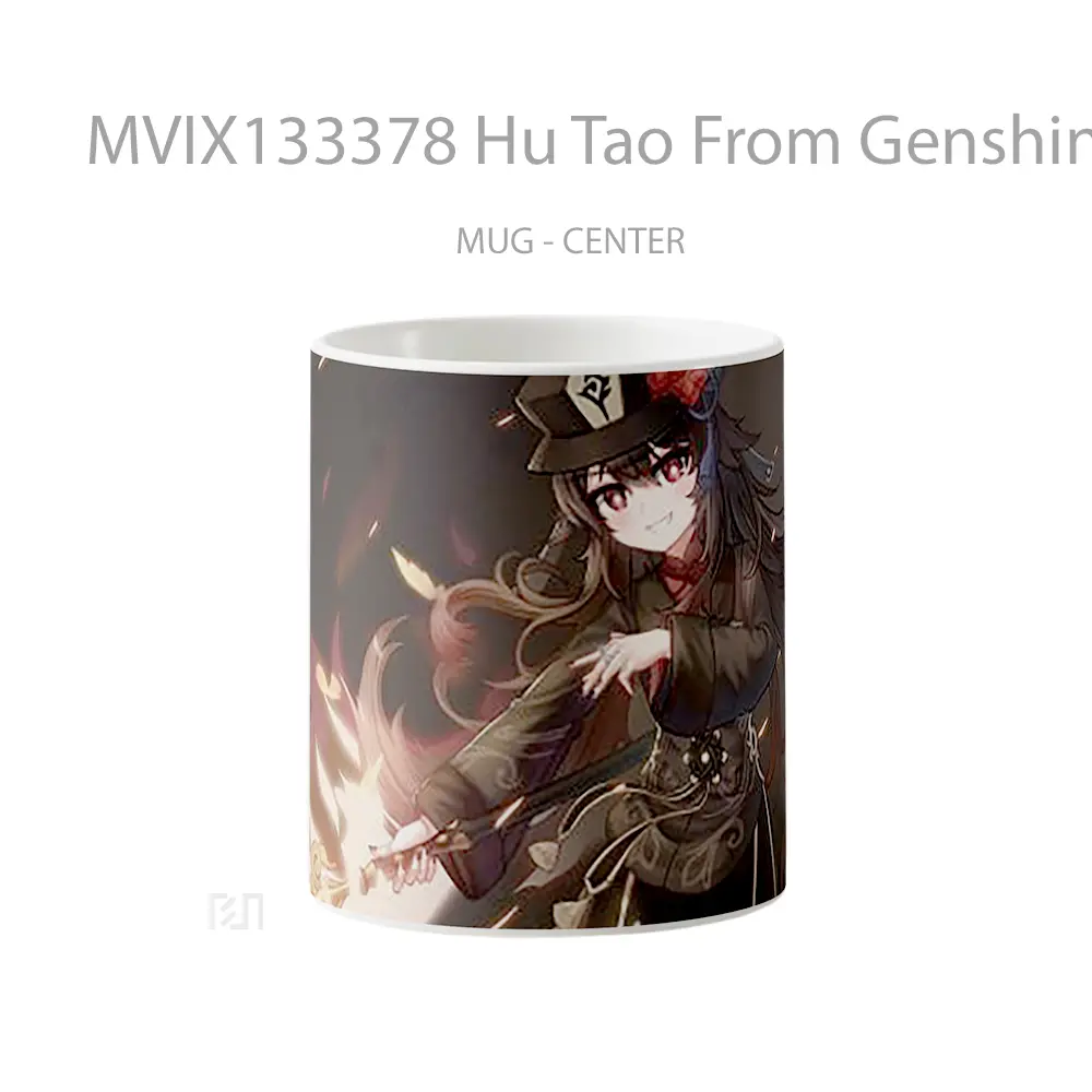 Mug Hu Tao From Genshin Impact V4 Cangkir Gamer