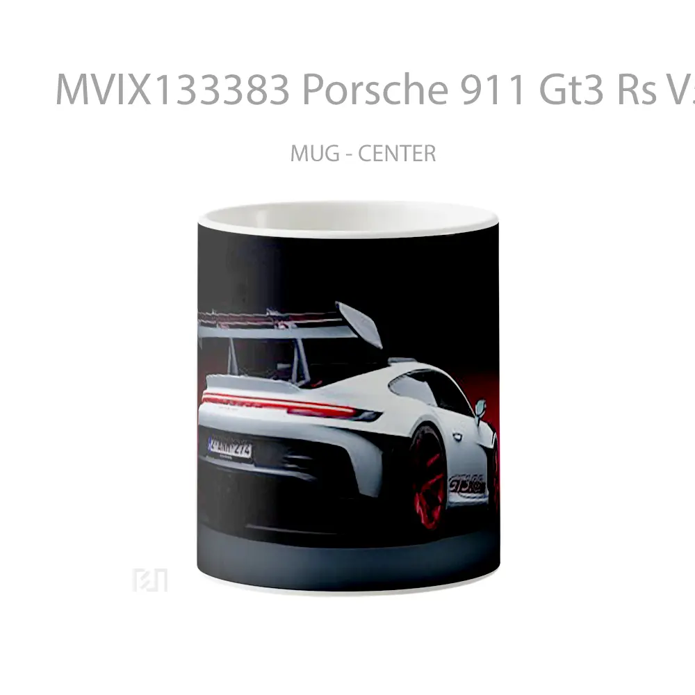 Mug Porsche 911 Gt3 Rs V5 Cangkir Mobil