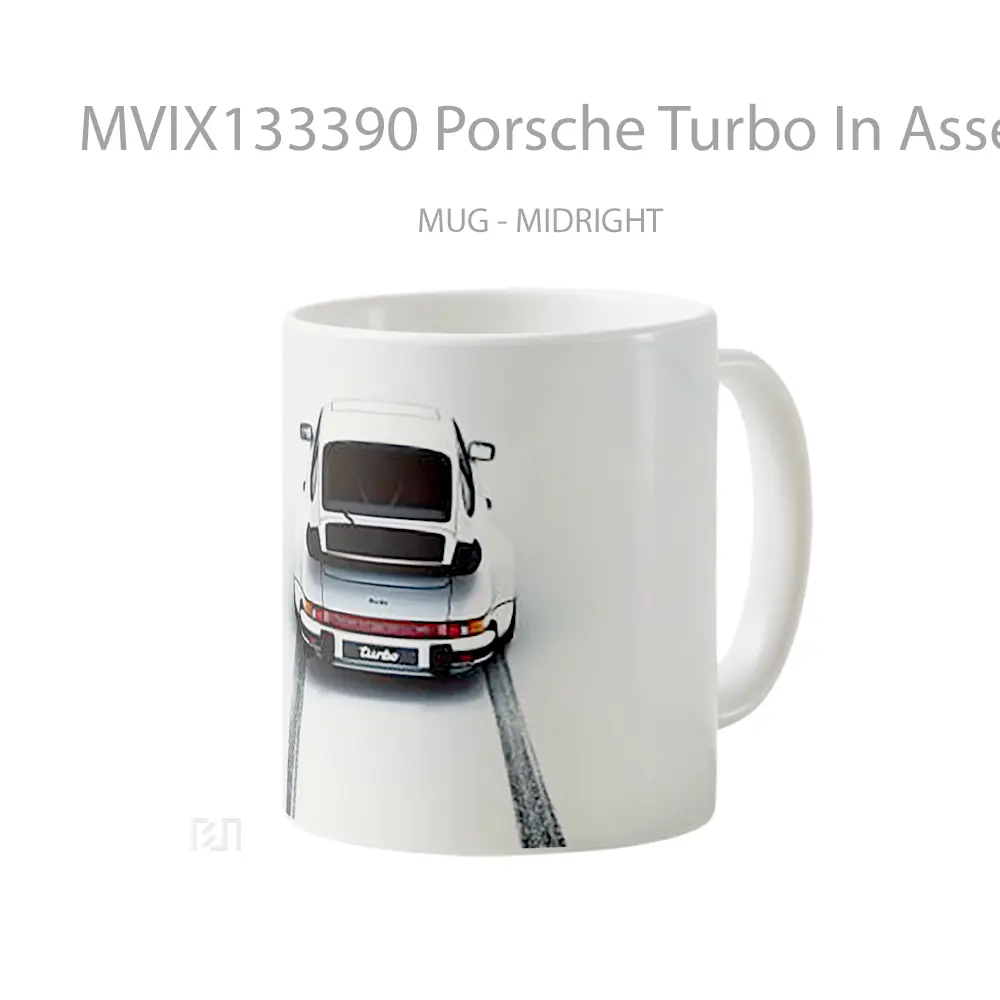 Mug Porsche Turbo In Assetto Corsa Cangkir Mobil - All-side / Desain