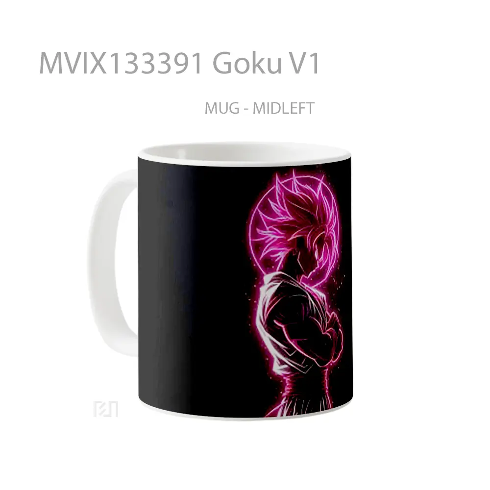 Mug Goku V1 Cangkir Anime - All-side / Desain