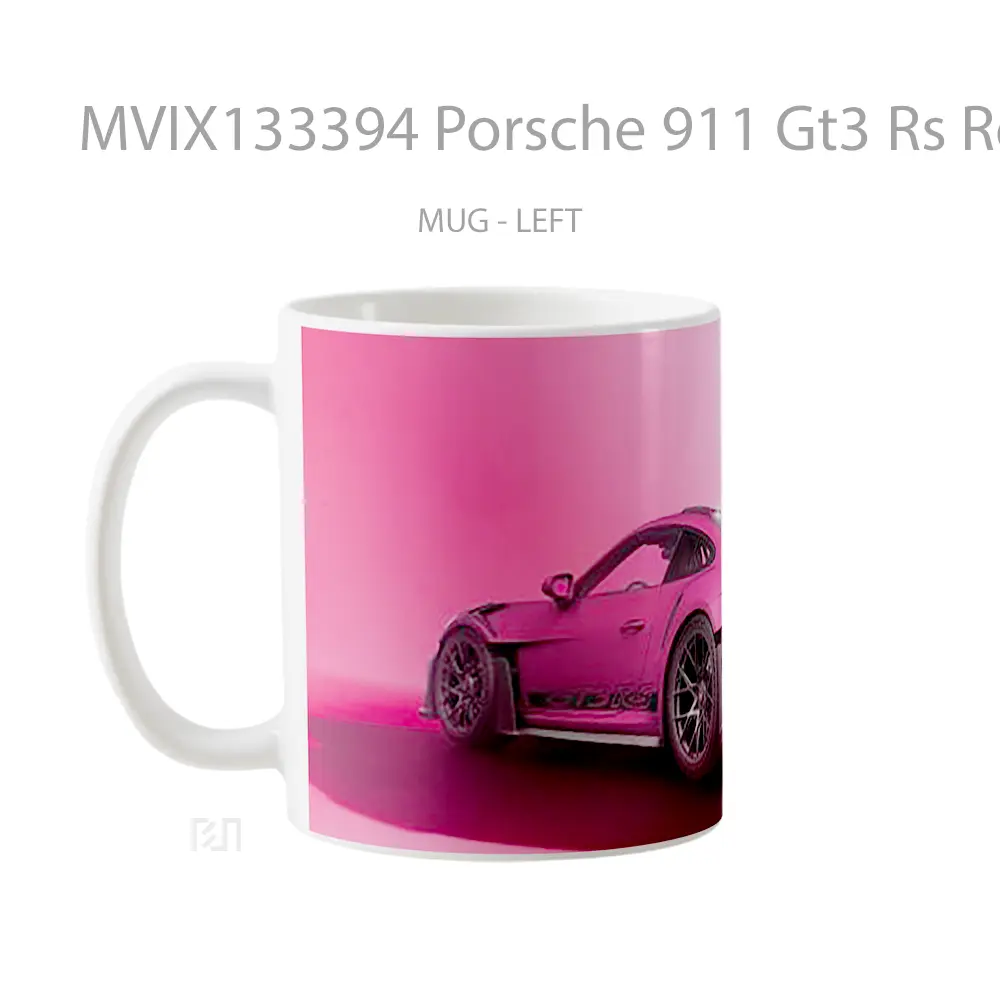 Mug Porsche 911 Gt3 Rs Rear Cangkir Mobil - All-side / Desain