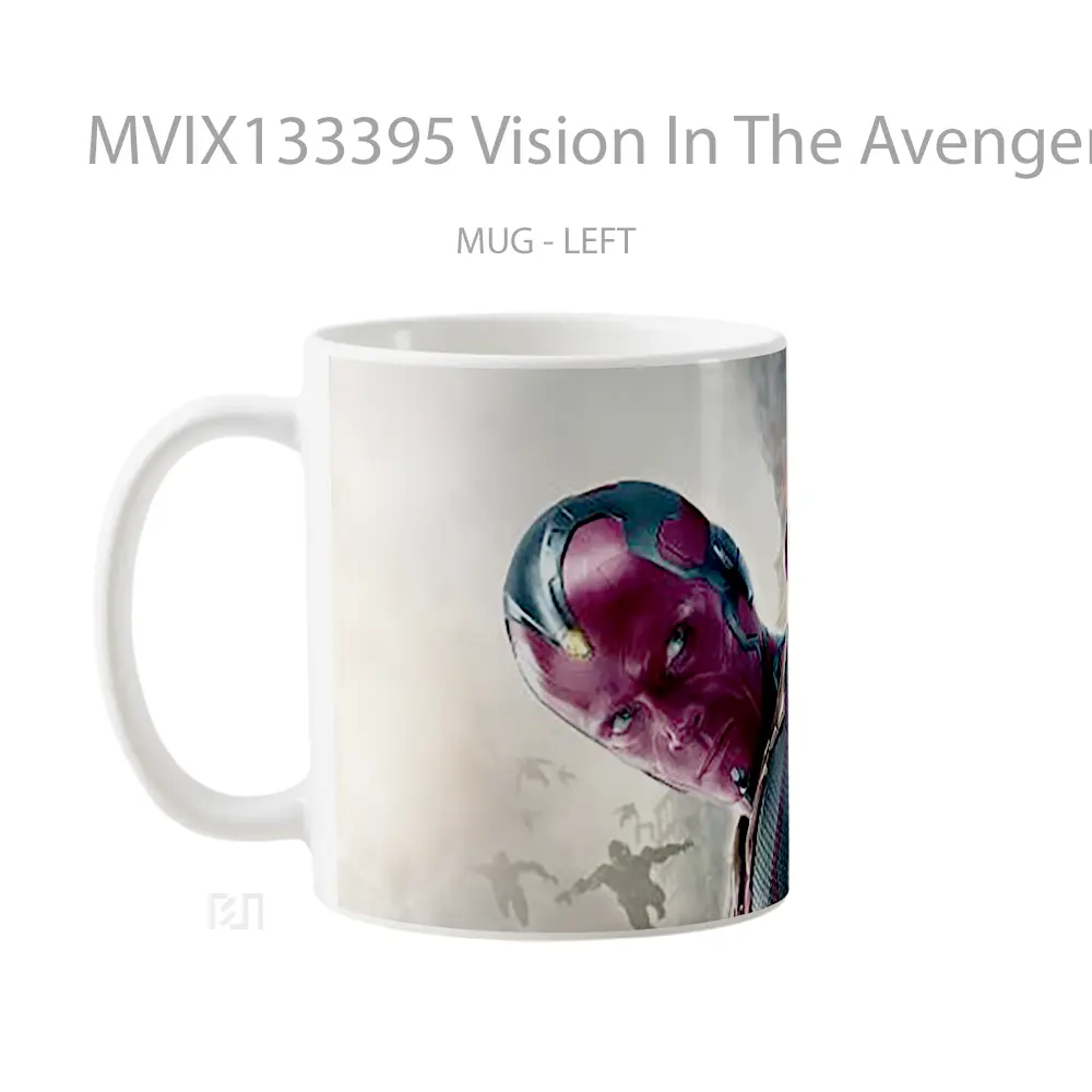 Mug Vision In The Avengers Gelas Superhero - All-side / Desain