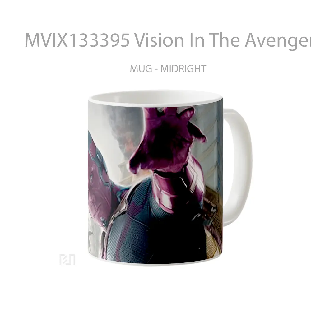Mug Vision In The Avengers Gelas Superhero - All-side / Desain