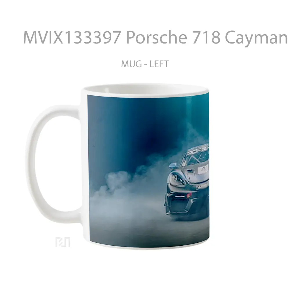 Mug Porsche 718 Cayman Gt4 Rs Clubsport Cangkir Mobil - All-side / Desain