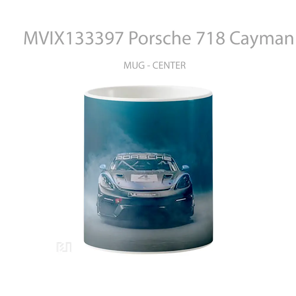 Mug Porsche 718 Cayman Gt4 Rs Clubsport Cangkir Mobil
