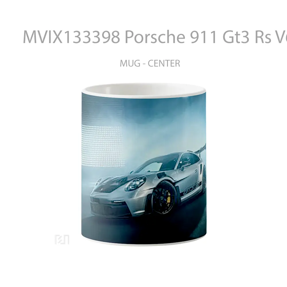 Mug Porsche 911 Gt3 Rs V6 Cangkir Mobil