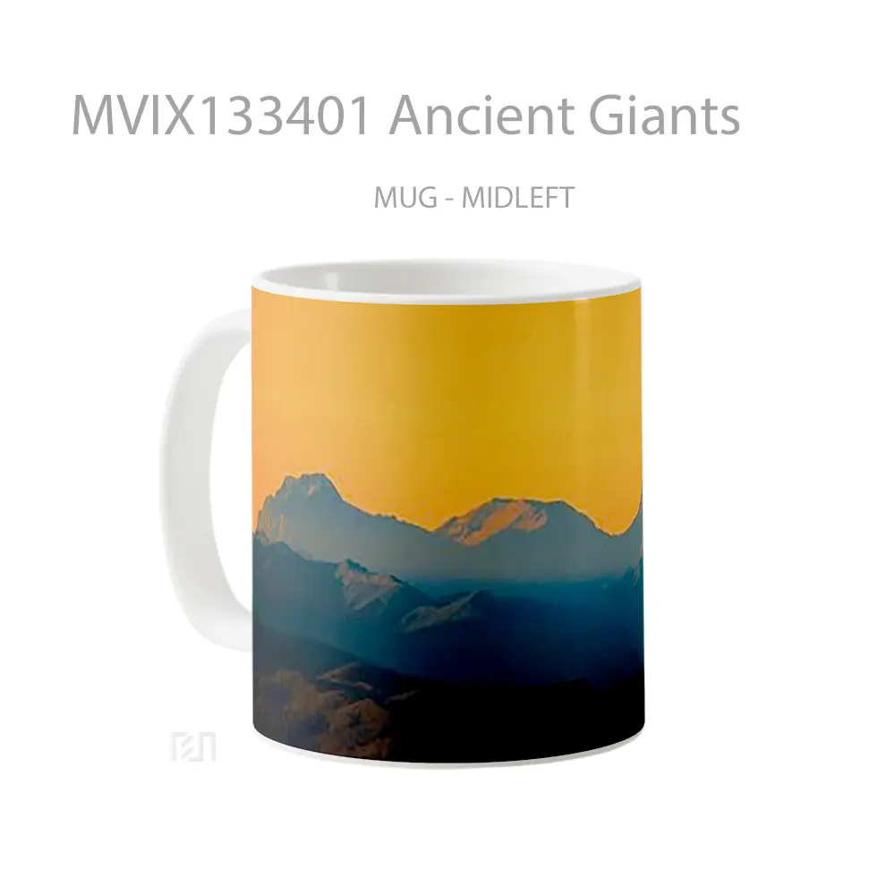 Mug Ancient Giants Gelas Keramik Unik - All-side / Desain