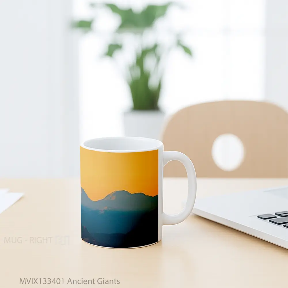 Mug Ancient Giants Gelas Keramik Unik - All-side / Desain