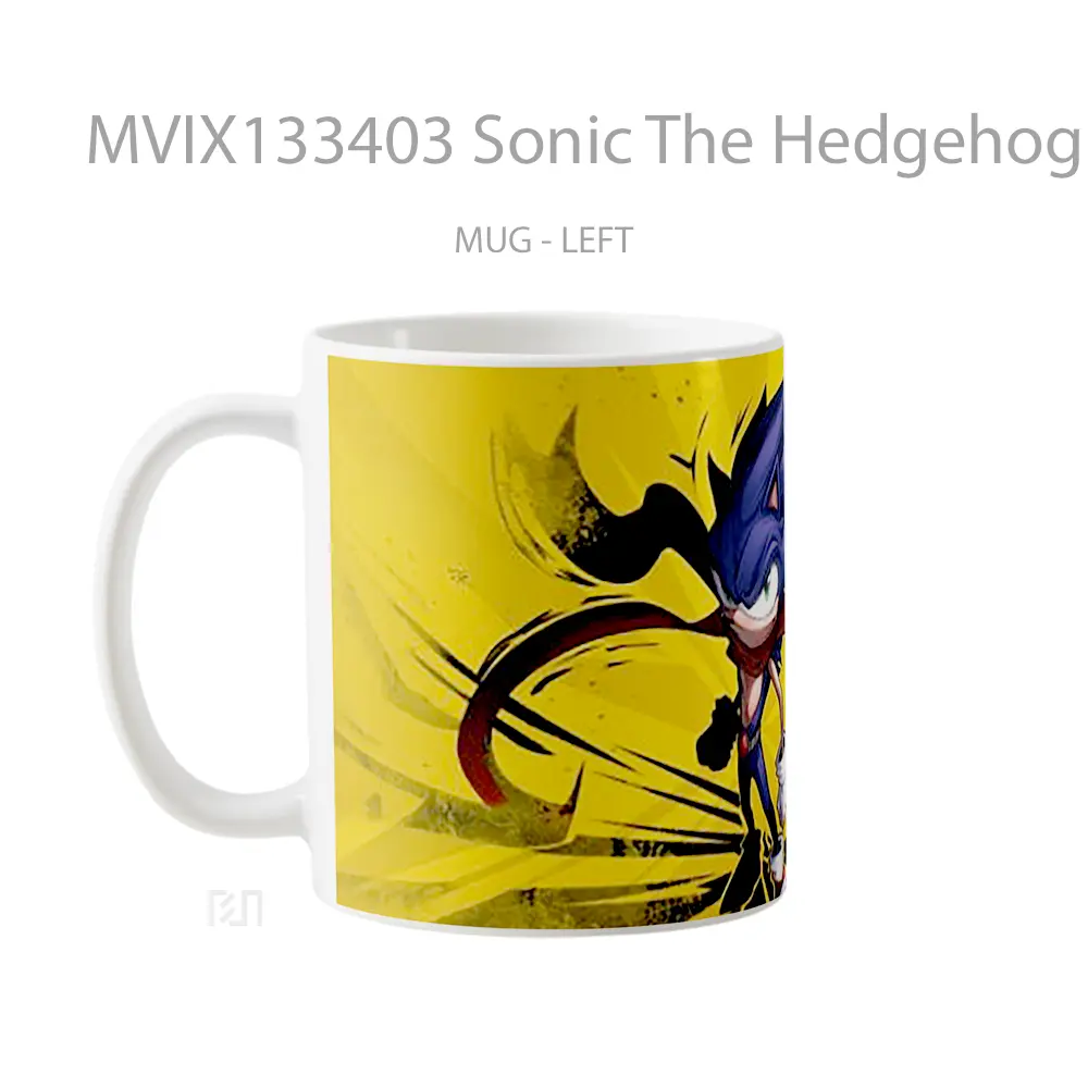 Mug Sonic The Hedgehog V3 Gelas Keramik Unik - All-side / Desain