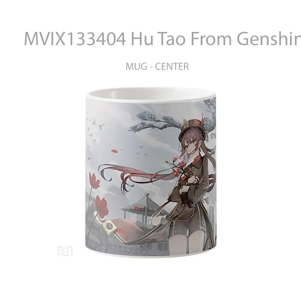 Mug Hu Tao From Genshin Impact V5 Cangkir Gamer