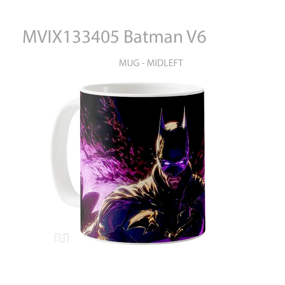 Mug Batman V6 Gelas Superhero - All-side / Desain