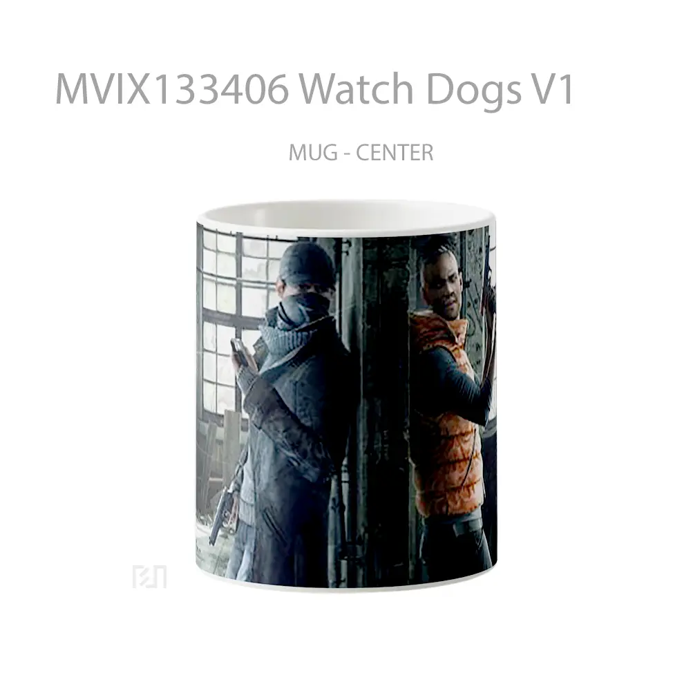 Mug Watch Dogs V1 Gelas Hewan Lucu