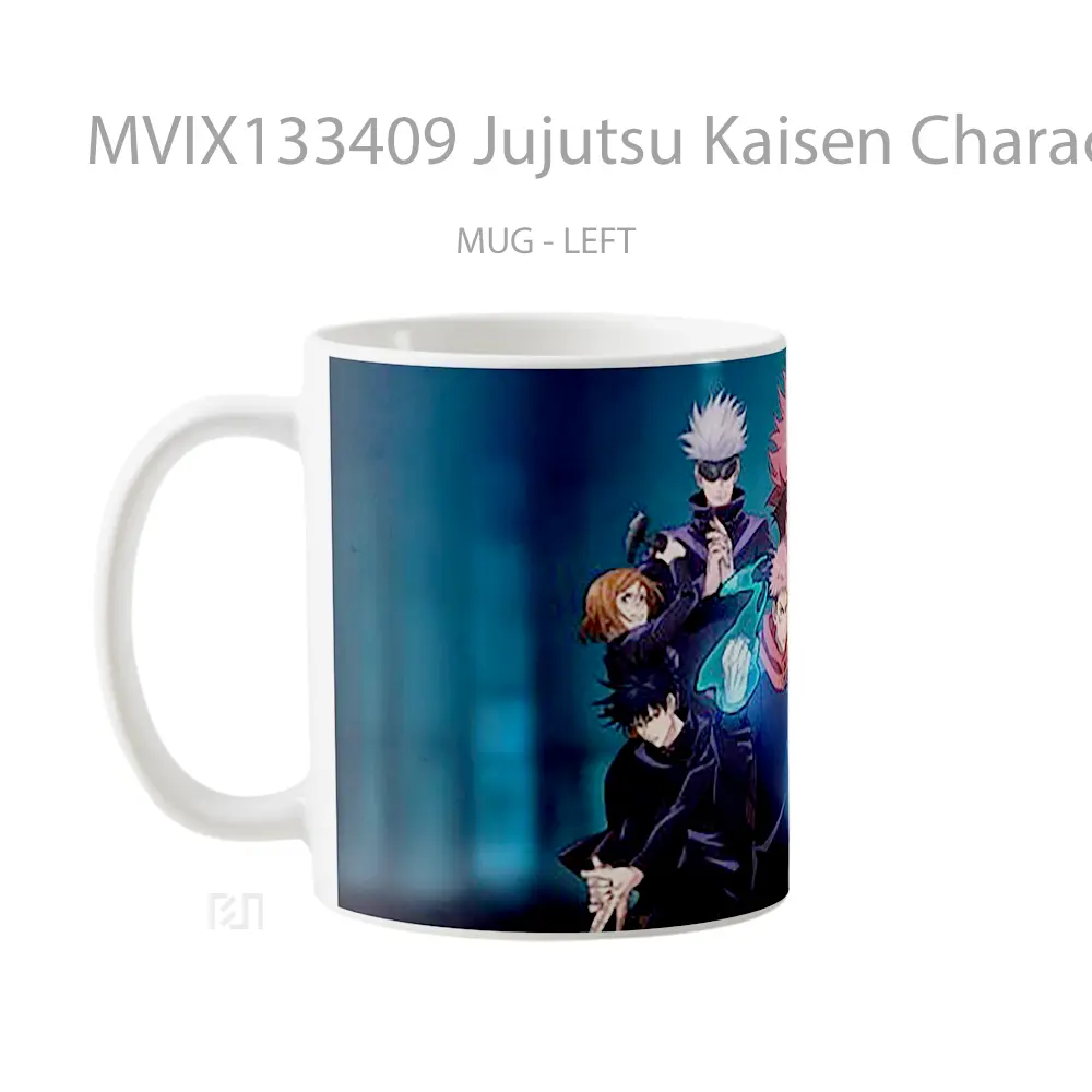 Mug Jujutsu Kaisen Characters V1 Gelas Keramik Unik - All-side / Desain