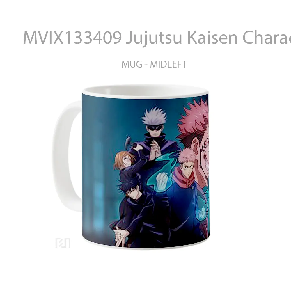 Mug Jujutsu Kaisen Characters V1 Gelas Keramik Unik - All-side / Desain