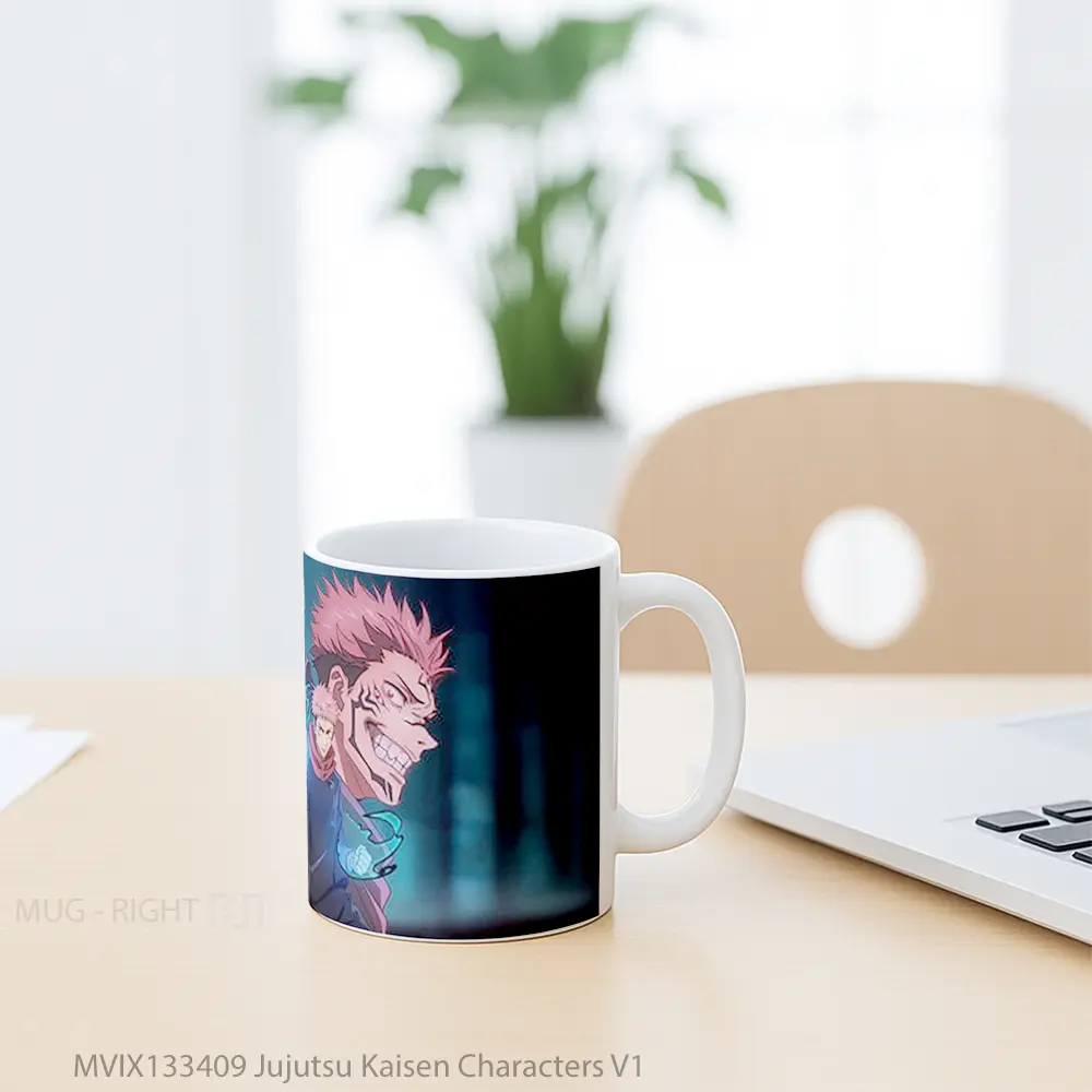 Mug Jujutsu Kaisen Characters V1 Gelas Keramik Unik - All-side / Desain