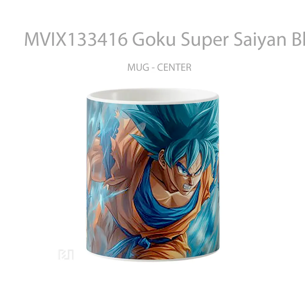 Mug Goku Super Saiyan Blue V1 Cangkir Anime
