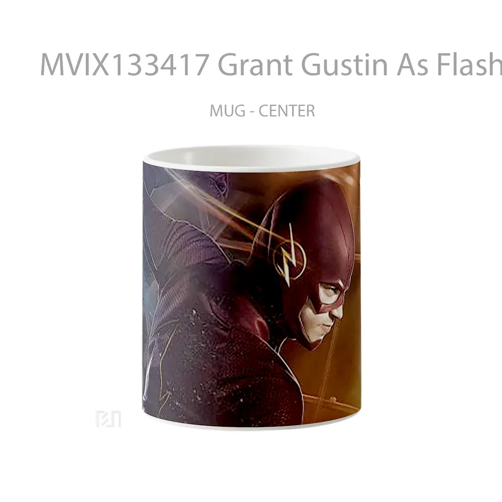 Mug Grant Gustin As Flash Gelas Superhero