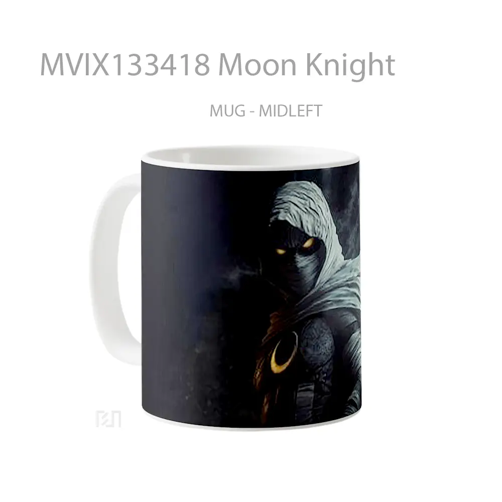 Mug Moon Knight Gelas Fantasi - All-side / Desain